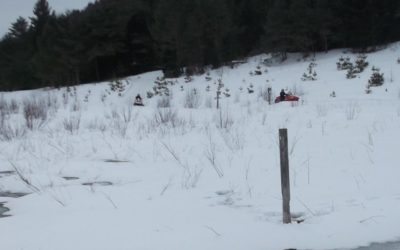 Snowmobiles – South of Coburn Pond